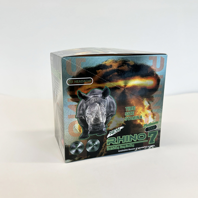 Αγορά Προσαρμοσμένο Rhino 69 ανδρικά χάπια βελτίωσης Κουτί αποθήκευσης με φακούς για αποτελεσματική συσκευασία online manufacture