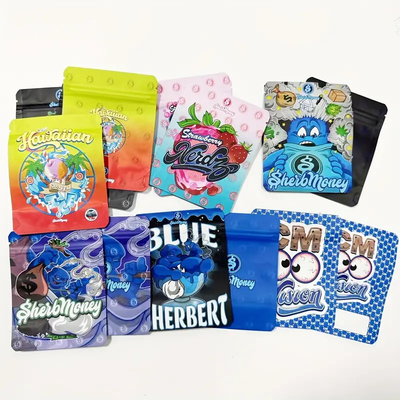 Ανθεκτικότητα σε τρύπες Custom Mylar σακούλες για αποθήκευση τροφίμων υγρασία απόδειξη